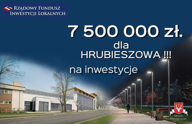 Hrubieszów: 7,5 mln zł na inwestycje