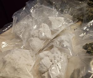 Policja zatrzymała recydywistę z narkotykami, bronią i milionem złotych!