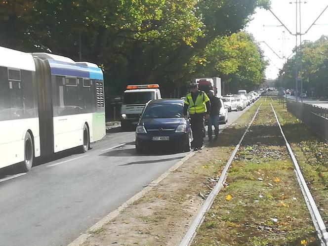 Szczecin: Zderzenie siedmiu samochodów w alei Wojska Polskiego