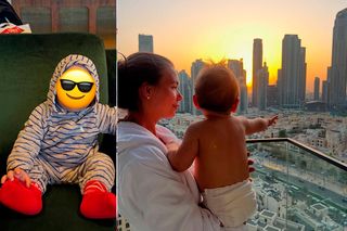 Tak podróżuje Kubicka z Leosiem. Najgrzeczniejszy pasażer ma niespełna roczek i 11 lotów na koncie