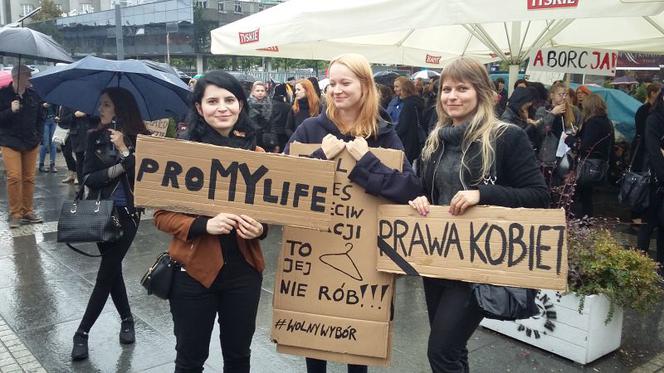 Czarny protest w Katowicach