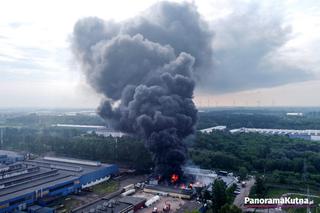 Pożar chemikaliów w Kutnie