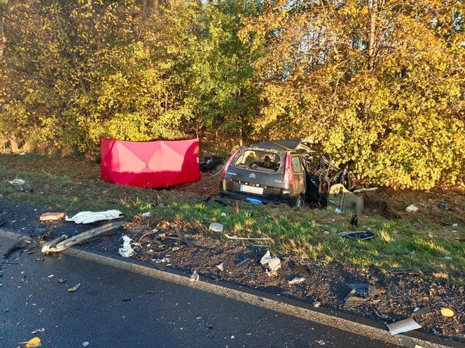 Tragiczny wypadek na DK 15 po Mogilnem. Nie żyje jedna osoba!