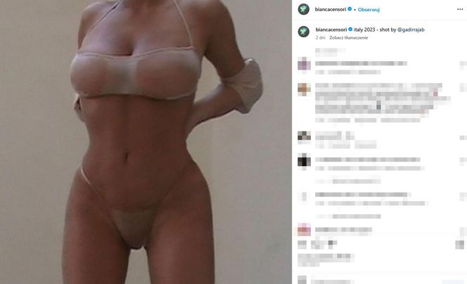 Bianca Censori znów "zapomniała" się ubrać