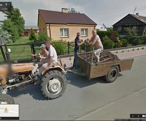 Dziwne zdjęcia z Google Street View w Polsce