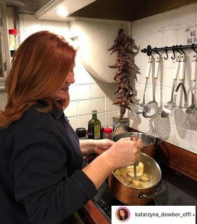 Jak mieszka Katarzyna Dowbor?
