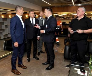 Prezes PZPN powitał prezydenta UEFA. Mamy zdjęcia [GALERIA]