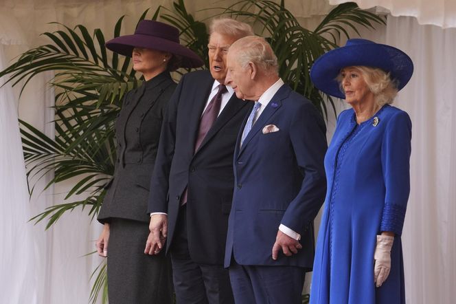 Donald Trump w Wielkiej Brytanii, spotkanie z królem Karolem III