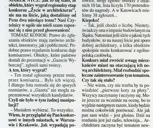 M. Nycz, Koty za płoty. Rozmowa z Tomaszem Koniorem, Gazeta w katowicach nr 289, 11.12.1999