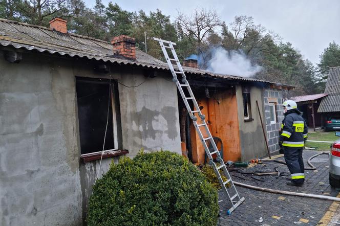 Wybuch gazu w miejscowości Okoń w powiecie wieruszowskim