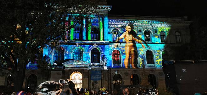 Szczecińscy rowerzyści na Festiwalu Światła w Berlinie