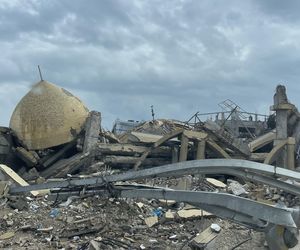 Gaza. Zbombardowany meczet