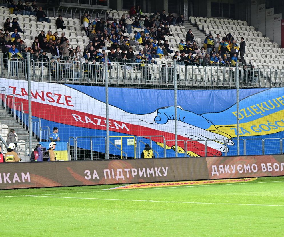 Piękny gest Ukraińców! Kibice podziękowali Polakom