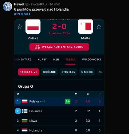 Polska - Malta: Memy i reakcje z internetu