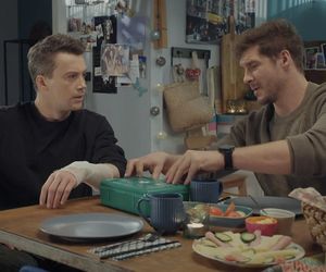 M jak miłość odc. 1865. Jakub Karski (Krzysztof Kwiatkowski), Marcin (Mikołaj Roznerski)