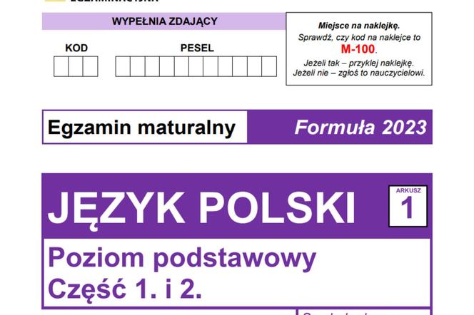 Matura polski 2024 - ARKUSZ CKE, ODPOWIEDZI, ZADANIA, DO POBRANIA [2023 i 2015]