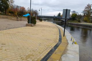 Nabrzeże miasta na Mazurach zmieniło się nie do poznania. Tak wygląda po remoncie