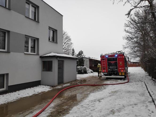 Pożar Domu Gościnnego w Dzięciołówce [10.01.2021]