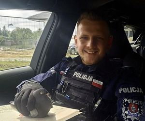 Policjanci o gołębich sercach
