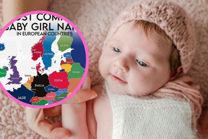Mapa najpopularniejszych imion w Europie. 7 krajów stawia na to samo imię co Polacy 