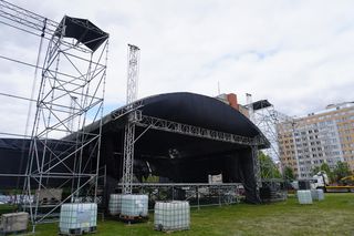 Juwenalia w Białymstoku już niedługo. Tak powstają sceny na koncerty [ZDJĘCIA]