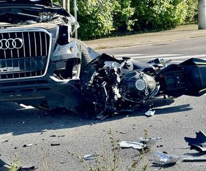 22-letnia kobieta na skuterze potrącona przez samochód