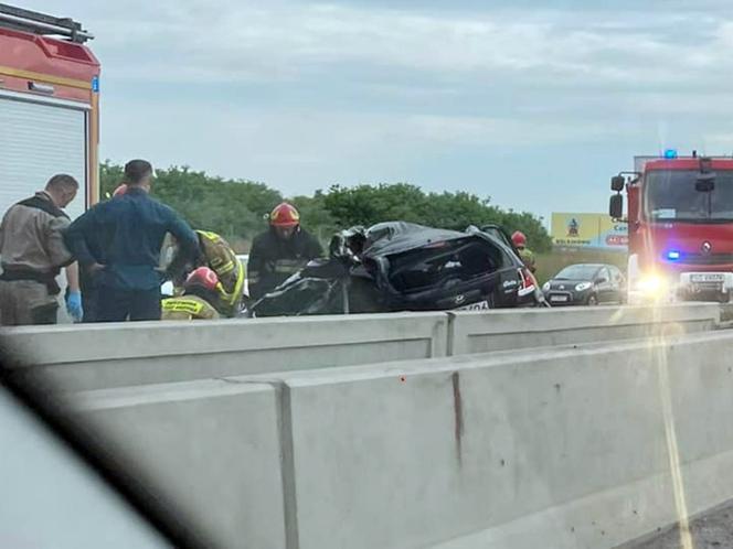 Wypadek na autostradzie A4