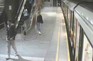 Incydent na stacji metra.