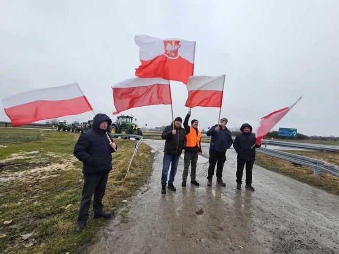 Protest rolników z Podkarpacia w Przeworsku