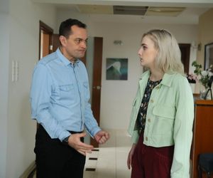 Na Wspólnej odc. 3434. Nina (Liliana Jakubowska), Sławek (Mariusz Słupiński)