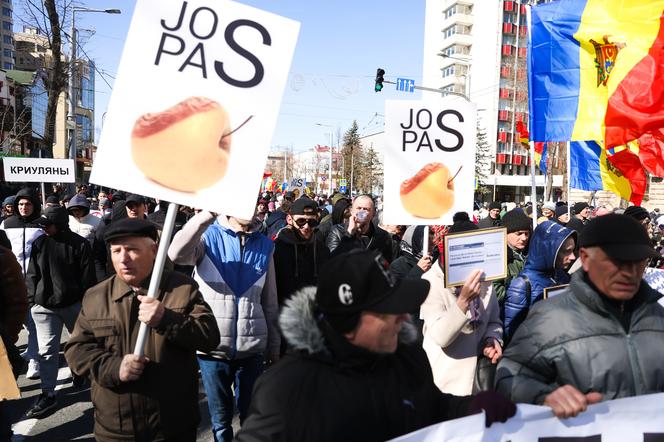 Potężna demonstracja w Mołdawii, w Kiszyniowie.