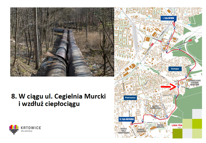 Tramwaj do Kostuchny z centrum Katowic