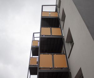 Blok przy Fredry 7 w Katowicach po termomodernizacji