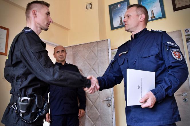 Nagrodzony policjant z Elbląga