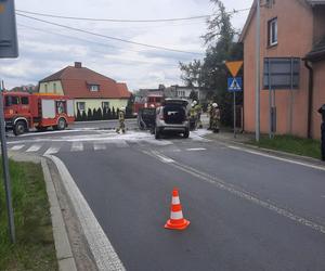 Pożar samochodu osobowego w Tworogu