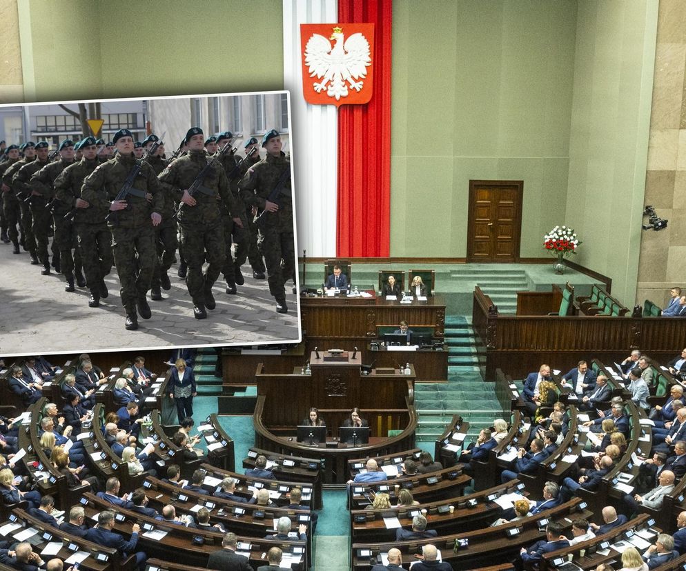 rekruci i Sejm w czasie głosowania