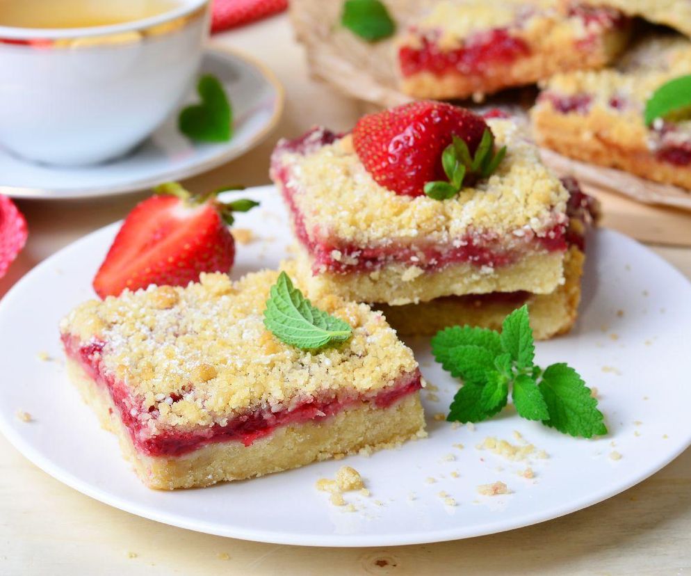 kruche ciasto z dżemem