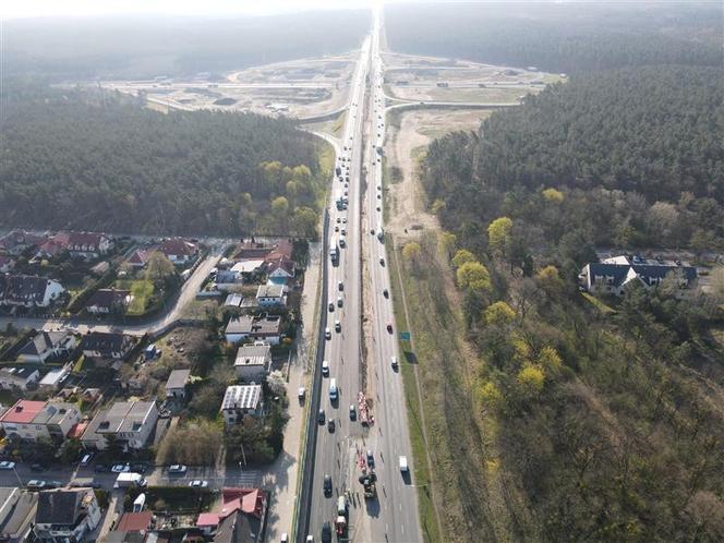 Przebudowa węzła Kijewo - kwiecień 2021