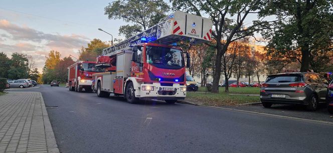 Pożar mieszkania przy ul. Kalinowej w Zabrzu