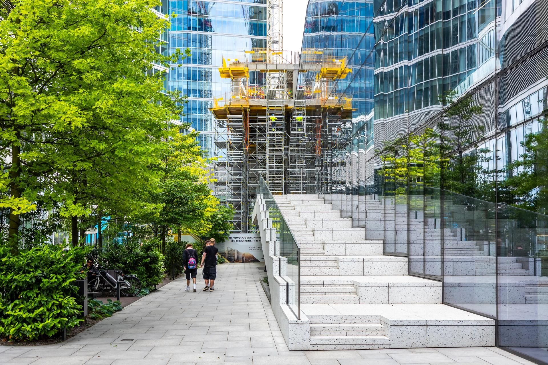 Skyliner przy Rondzie Daszyńskiego