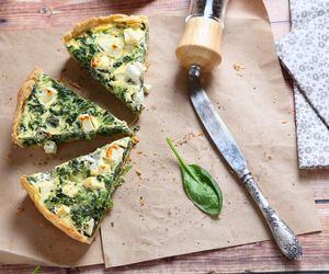 Tarta ze szpinakiem i serem feta