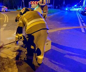 Czołowe zderzenie w powiecie wodzisławskim. Sześć osób poszkodowanych
