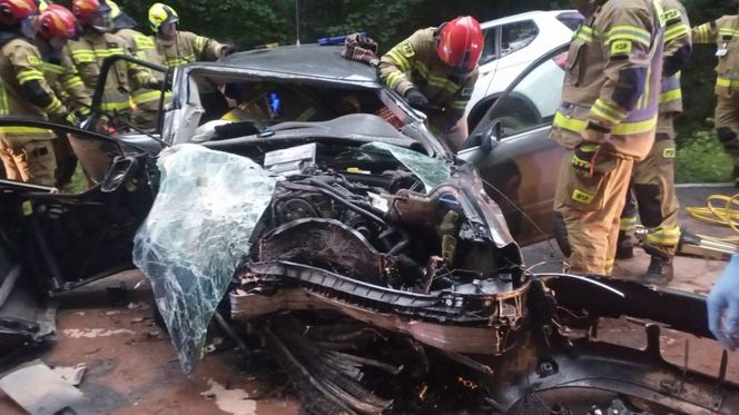 Wypadek na trasie Złocieniec - Siemczyno