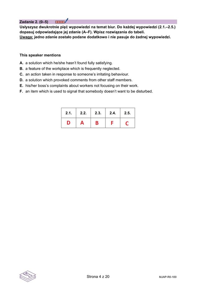 Matura 2025 angielski rozszerzony: ODPOWIEDZI do wszystkich zadań, gotowe rozwiązania matury z angielskiego - Formuła 2023 [8.05.2025]