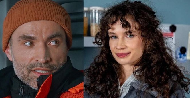 Na sygnale. Benio (Hubert Jarczak), Róża Potocka (Adrianna Jagiełło)