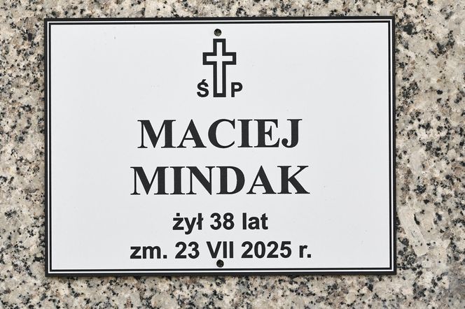 Maciej Mindak pogrzeb