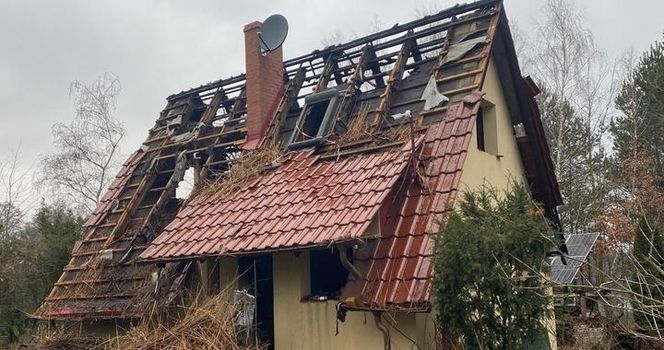 W jednej chwili stracił dorobek całego życia! Z płomieni uratował tylko psa
