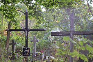 Lubelski cmentarz ukryty wśród drzew. Pochowani tu są mariawici. Zobacz