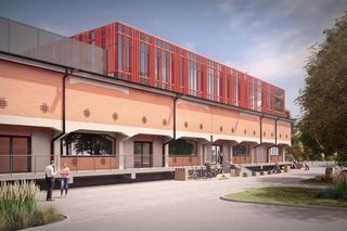 Wizualizacja Muzeum Wojska przy ul. Węglowej w Białymstoku