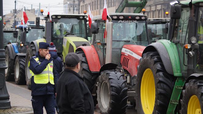 Strajk rolników w Bydgoszczy [ZDJĘIA]